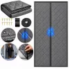 Perdea termică izolatoare magnetică pentru uși 100 × 210 cm