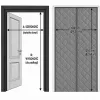 Perdea termică izolatoare magnetică pentru uși 100 × 210 cm