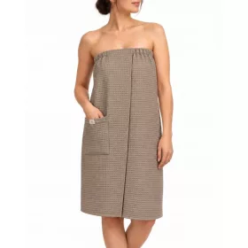   Paréo pentru saună pentru femei Ramielle 140 × 80 cm taupe