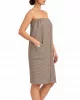 Paréo pentru saună pentru femei Ramielle 140 × 80 cm taupe