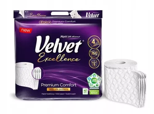 Hârtie igienică Velvet Excellence 45 rulouri