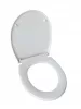 Scaun de toaleta alb Estiva 11 37,3 × 43,5 cm cu pliere lenta