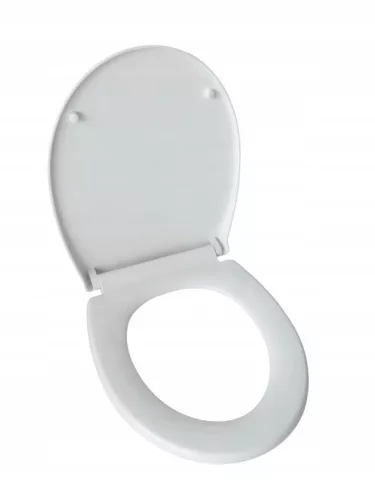Scaun de toaleta alb Estiva 11 37,3 × 43,5 cm cu pliere lenta
