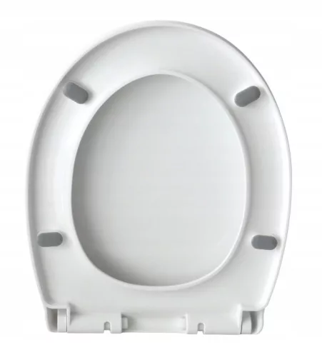 Scaun de toaleta alb Estiva 11 37,3 × 43,5 cm cu pliere lenta