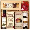 Coș cadou Spichlerz Zdrowia cu ceai și sirop de aronia