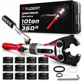   Presă hidraulică manuală Fugert FUG-0272, 98,1 kN, 12 perechi de inserții U/TH/V