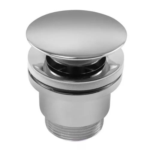 Scurgere click-clack din alamă cromată KM05CH pentru o chiuvetă fără preaplin