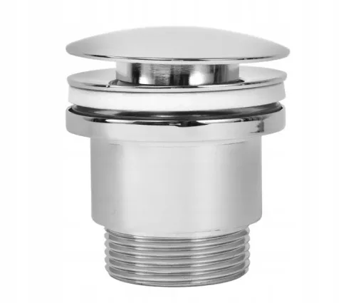Scurgere click-clack din alamă cromată KM05CH pentru o chiuvetă fără preaplin