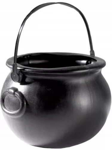 Set dublu de găletuși negre Fiestas Guirca pentru bomboane, 16 × 20 cm