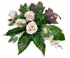 Compoziție florală de mormânt Z17 cu vază și ghiveci