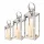 Set trei felinare Aptel din argint 65, 50 si 38 cm