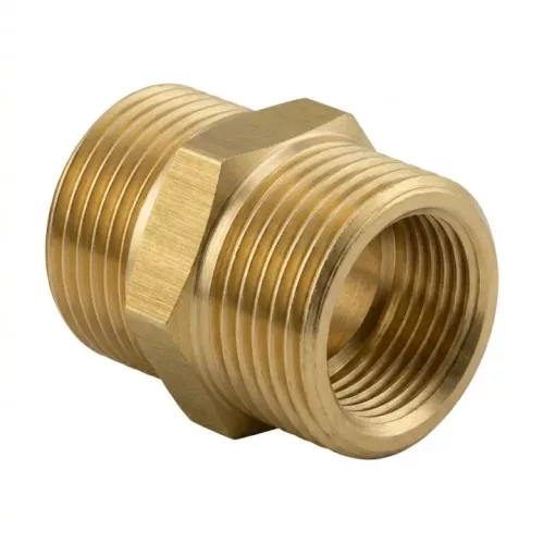 Niple din alama Idmar DN25, filet 1 inch, set 20 buc