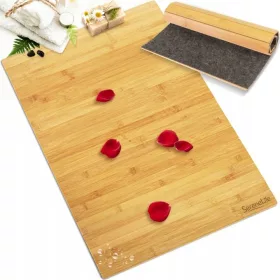 Covoraș de baie din bambus 60 × 40 cm SLFBMT20