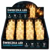Set de 12 lumânări LED Masterled 13 cm, 2000 K, pe baterii AA
