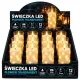 Set de 12 lumânări LED Masterled 13 cm, 2000 K, pe baterii AA