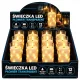 Set de 12 lumânări LED Masterled 18 cm, 2000 K, pe baterii AA