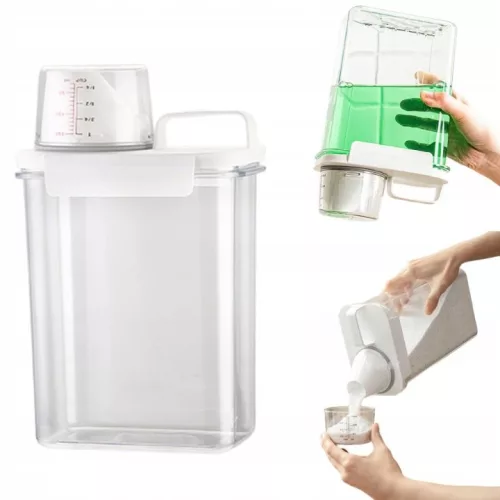 Recipient Lova Nest pentru detergent 1.800 ml cu pahar dozator
