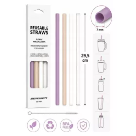 Paie reutilizabile Berdsen 29,5 cm, 4 bucăți cu perie