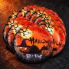 Trei pachete de farfurii de hârtie Martom Halloween, în total 30 de bucăți