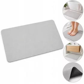   Covoraș de baie gri din diatomit AQUI Magic Mats 60 × 40 cm