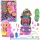Set de genți compacte Polly Pocket 2 în 1 pentru familia de maimuțe cu micro păpuși și accesorii