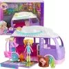 Set Polly Pocket Camper Camping Glamping Van Camping Papusa + Accesorii 20 piese