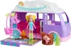 Set Polly Pocket Camper Camping Glamping Van Camping Papusa + Accesorii 20 piese