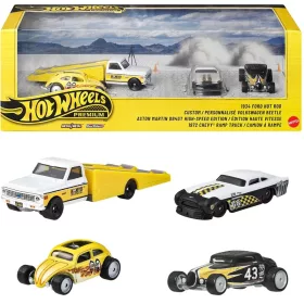 Set de 4 vehicule Hot Wheels Premium Mooneyes
