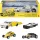Set de 4 vehicule Hot Wheels Premium Mooneyes