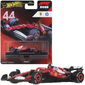   Hot Wheels Premium Race Car Formula 1 Bolid 2025 Scuderia Ferrari HP #44 Lewis Hamilton