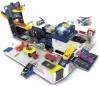 OUTLET Set Transportor mare de politie radio cu lumina si sunet + vehicule AMBALAJ DEVATE