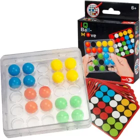 Set de jocuri compact IQ Ball-Move puzzle logic portabil