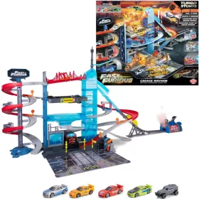   Fast and Furious Garage Mayhem cu sunet și lumină și 5 vehicule Fast & Furious