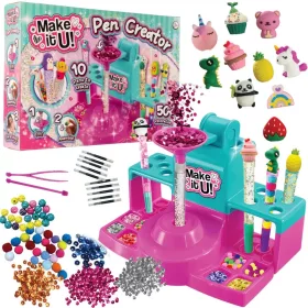   Pen Factory Glitter Creative Set Make It U DIY Pen Creator 10 stilouri