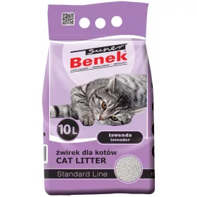  Litier de bentonită de lavandă Super Benek 10 l