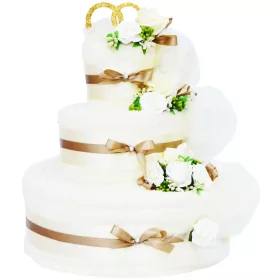   Tort din Prosoape Cadou Elegante și Practice pentru Ocazii Speciale