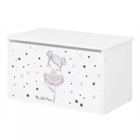  Cufăr pentru jucării Baby Boo 70 x 40 cm alb