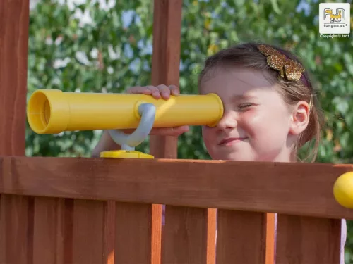 Loc de joaca din gradina din lemn Casa gigantica, tobogan, cutie cu nisip, perete de catarat si coarda, scara, scari, accesorii