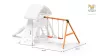 Loc de joaca de gradina din lemn Modul Move Red 2x leagan