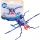 Figura Skitter Bot Hex Bots Păianjen albastru robotic