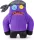 Mascota Fuggler Sasquoosh Purple Ziomek Cu Bandana Dinti Aurii 23cm