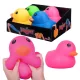 Jucarie senzoriala de plus Rata roz Squishy Galuste antistres 17 cm