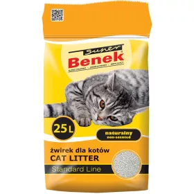  Așternut pentru pisici cu parfum natural SUPER BENEK 25L