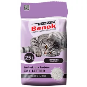  Litier pentru pisici Super Benek Lawenda 25L Purple + EBOOK