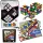 Set 4V1 Original Classic Cub Rubik Breloc Rubik (2 cuburi + Breloc) + Puzzle Cubul Rubik Cubul Rubik 50 de ani