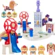 Liberty Rotating Bouncer Psi Patrol Dog Base The Mighty Movie + Set Pomps cu mascote Gund Liberty 20 cm