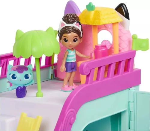 Casa pentru pisici Gabi set mare Barca cu piscina + baie + carusel