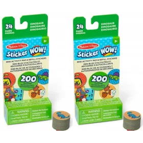 Set 2 autocolante Wow Dinosaurs 200 buc Melissa & Doug