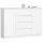  Akord K140 2D 4SZ comodă 138 x 40 x 99 cm alb mat