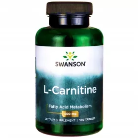   Supliment L-Carnitină 500mg - 100 Tablete pentru Sprijinul Metabolismului și Energiei